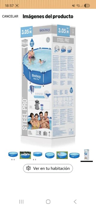 Piscina Bestway Steel Pro 305x75