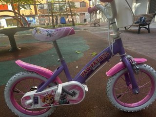 Bici infantil 14 pulgadas patrulla canina