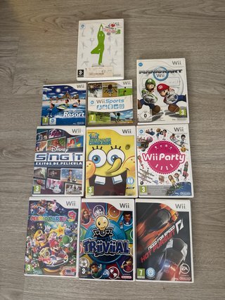 Nintendo Wii Sports Pack Negra y tabla wii fit