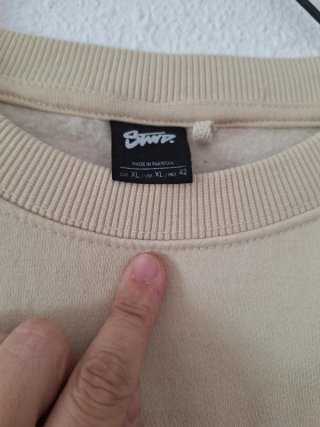 Sudadera Brooklyn Talla XL Beige