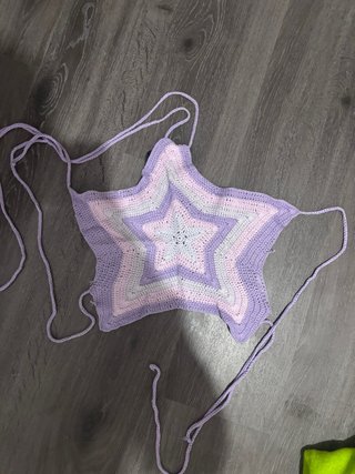 Top Crochet Estrella Talla Única