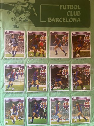 Álbum Cromos Liga 84/85 - solo falta un cromo