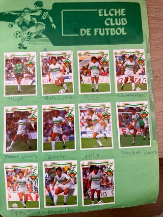 Álbum Cromos Liga 84/85