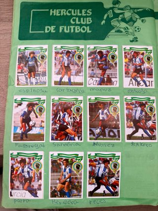 Álbum Cromos Liga 84/85