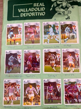Álbum Cromos Liga 84/85