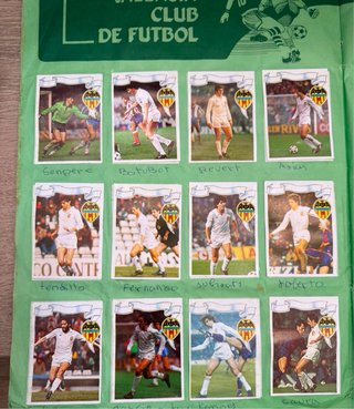 Álbum Cromos Liga 84/85