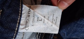 Pantalón tejano mujer desgastado Talla L