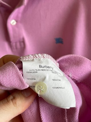Polo Burberry London Rosa Talla XL