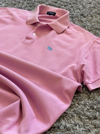 Polo Burberry London Rosa Talla XL