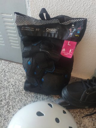 Set Patín, Casco y Protecciones Oxelo