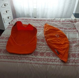 Set Bugaboo Cameleon Complementos Naranja