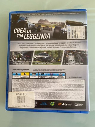 PS4 F1 2016 Gioco Usato