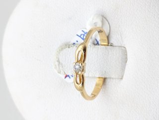 Anillo Oro 18k con Diamante