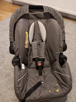 Carrito Hauck 3 en 1 gris