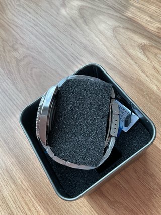 Reloj Elegante Plateado Frederico Caja