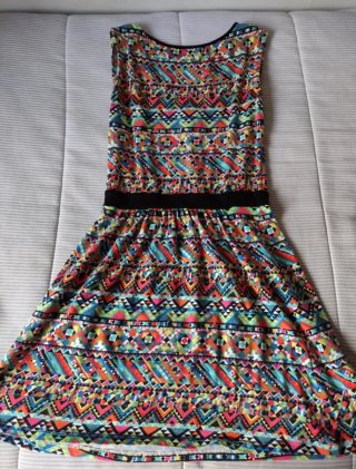 Vestido estampado Springfield Talla S