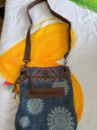 Bolso Desigual Denim Bordado