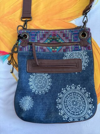 Bolso Desigual Denim Bordado
