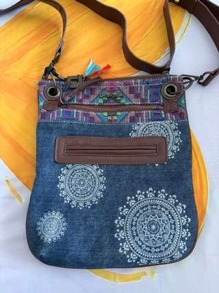Bolso Desigual Denim Bordado