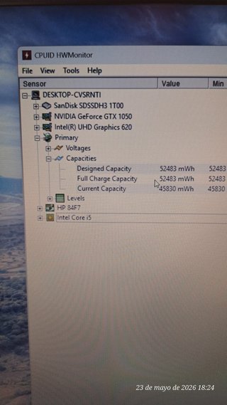 HP Gaming i5-8250U 16GB RAM GTX1050 Win 11 SSD 1TB