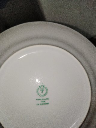 Vajilla y juego de café de porcelana