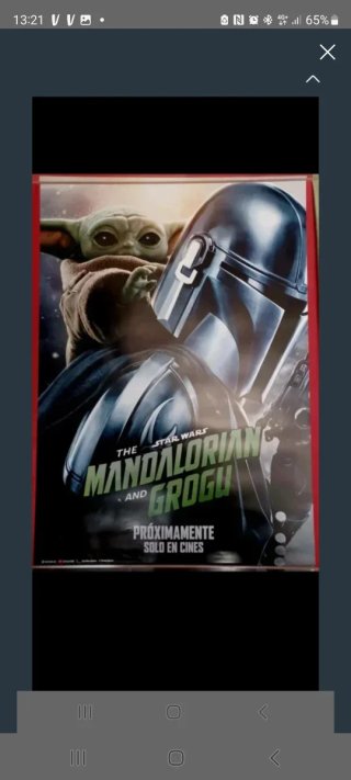 Póster The Mandalorian y Grogu Star Wars