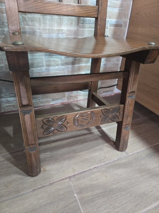 Conjunto 5 Sillas Castellanas Madera