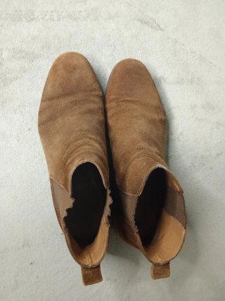 Botín serraje Zara hombre 40