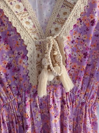 Vestido floral talla única