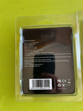 Sensor de Cadencia y Velocidad XOSS