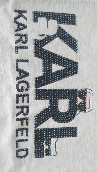 Camiseta Karl Lagerfeld gris talla S
