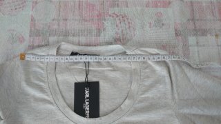 Camiseta Karl Lagerfeld gris talla S