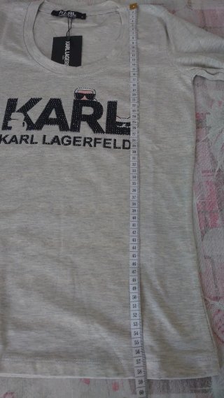 Camiseta Karl Lagerfeld gris talla S