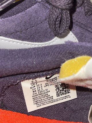 Nike Blazer Low '77 Viola Bianco