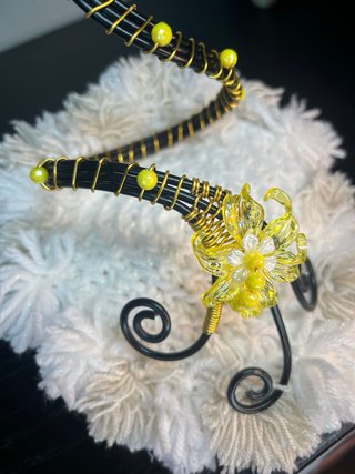 Bracciale schiava arm cuff fiori