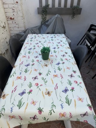 Mesa y 4 Sillas Terraza Plástico