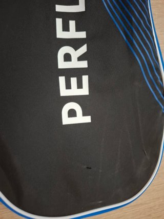 Raqueta de bádminton con funda y pluma