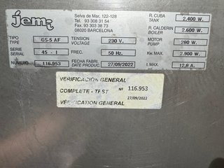 Lavavajillas Industrial Jemi GS-5AF 40x40