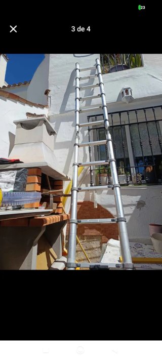 Escalera aluminio plegable