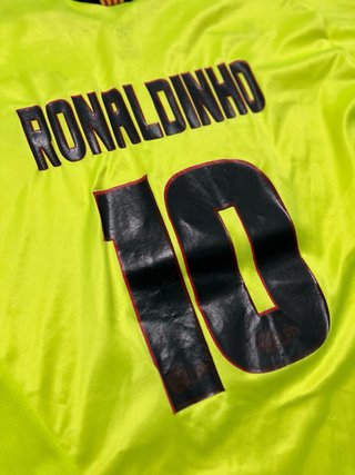 Camiseta Fútbol Barcelona Ronaldinho Nike 90