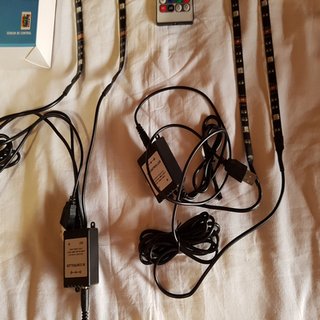 Luci LED RGB USB per TV con Telecomando