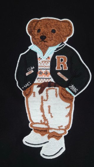 Polo Ralph Lauren Camiseta Negra Oso RL