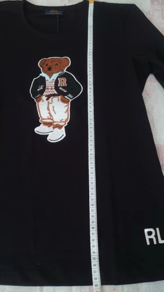 Polo Ralph Lauren Camiseta Negra Oso RL