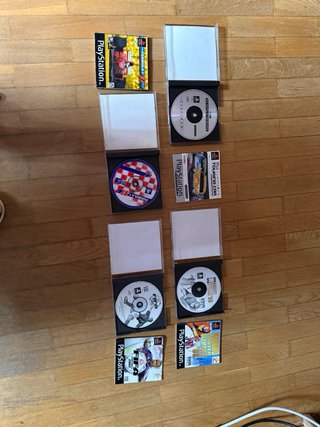 Lote 4 Juegos PSX: F1, FIFA, Nagano, Touring Car