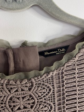 Vestido Massimo Dutti encaje