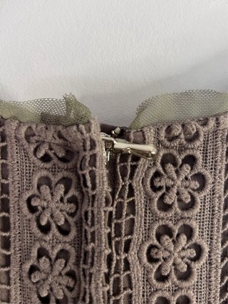 Vestido Massimo Dutti encaje