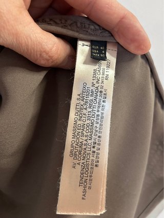 Vestido Massimo Dutti encaje
