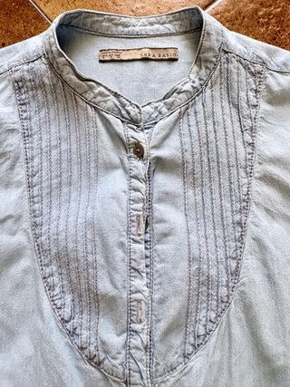 Camicia Jeans Zara Azzurra