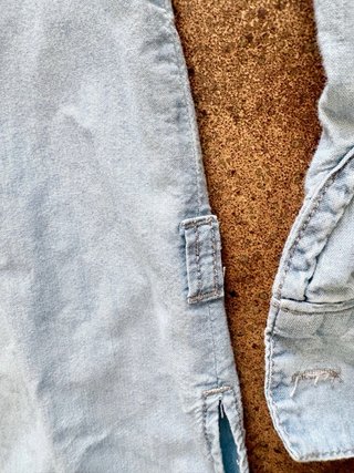 Camicia Jeans Zara Azzurra