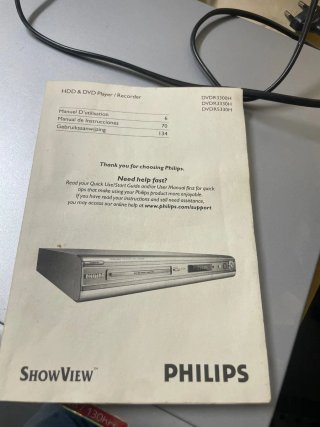 Philips DVDR 3300H HDD DVD Recorder